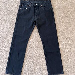 Levi’s 501 Black Jeans Mens 32x30
